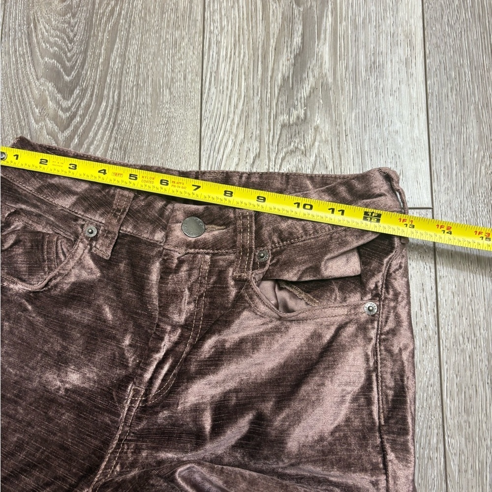 Free People Textured Velvet Pants in Brown - Picture 12 of 14